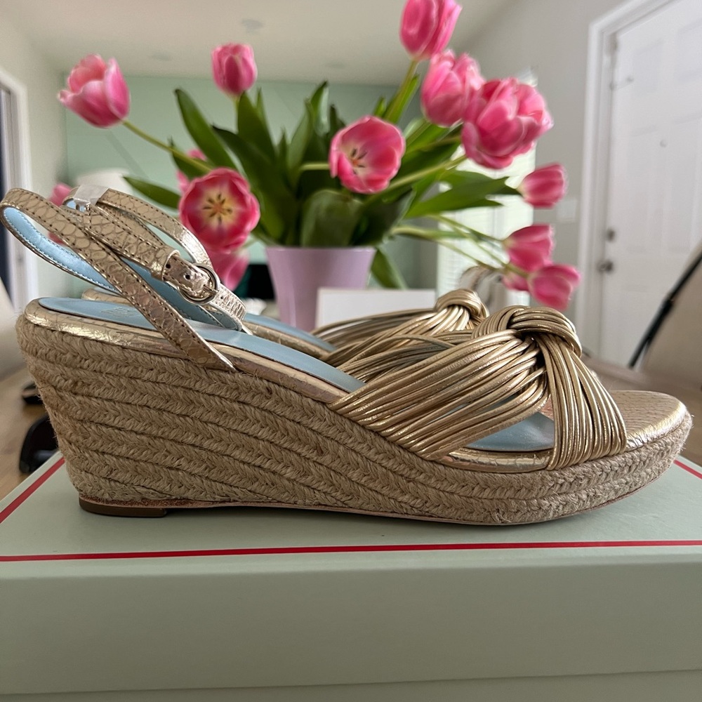 Frances Valentine Strappy Wedges